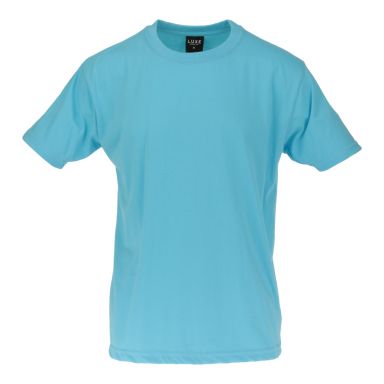 Youth Solid T-Shirts Lagoon Blue T-200